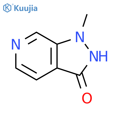 1-methyl-1H-pyrazolo3,4-cpyridin-3-ol structure