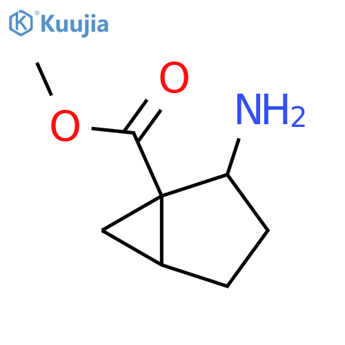 Bicyclo[3.1.0]hexane-1-carboxylic acid, 2-amino-, methyl ester structure
