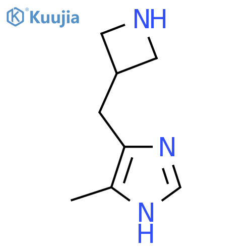 5-(azetidin-3-yl)methyl-4-methyl-1H-imidazole structure