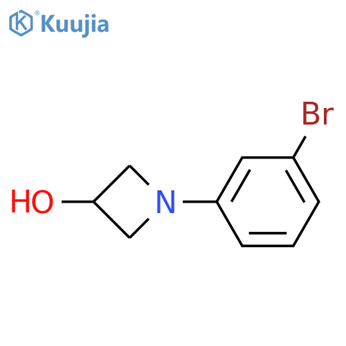 1-(3-bromophenyl)azetidin-3-ol structure