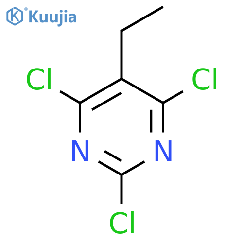 2,4,6-Trichloro-5-ethylpyrimidine structure
