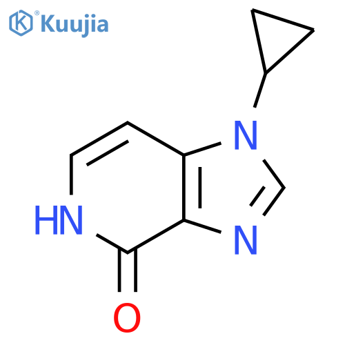 4H-Imidazo[4,5-c]pyridin-4-one, 1-cyclopropyl-1,5-dihydro- structure