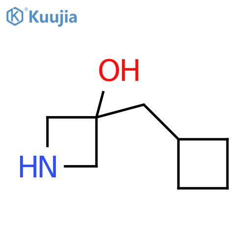 3-(cyclobutylmethyl)azetidin-3-ol structure