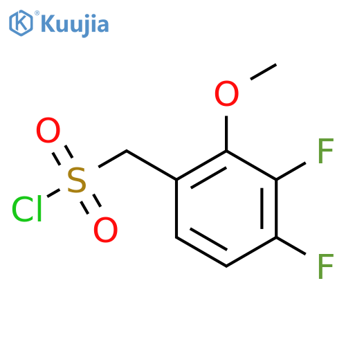 (3,4-difluoro-2-methoxyphenyl)methanesulfonyl chloride structure