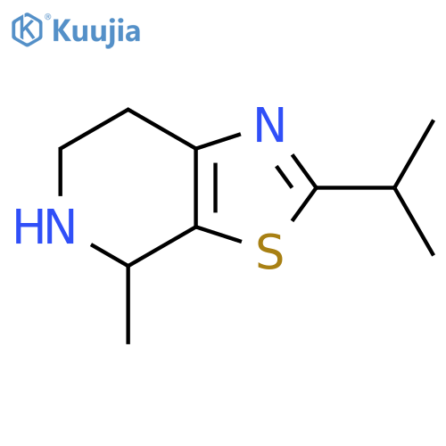 2-Isopropyl-4-methyl-4,5,6,7-tetrahydro-thiazolo[5,4-c]pyridine structure