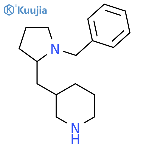 3-(1-benzylpyrrolidin-2-yl)methylpiperidine structure