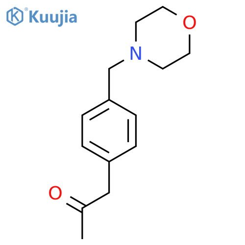 1-{4-(morpholin-4-yl)methylphenyl}propan-2-one structure