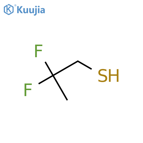 2,2-difluoropropane-1-thiol structure