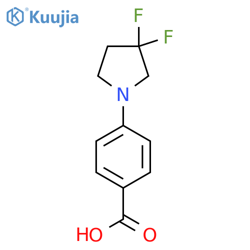 4-(3,3-Difluoropyrrolidin-1-yl)benzoic acid structure