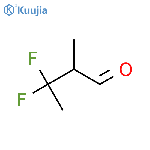 3,3-difluoro-2-methylbutanal structure