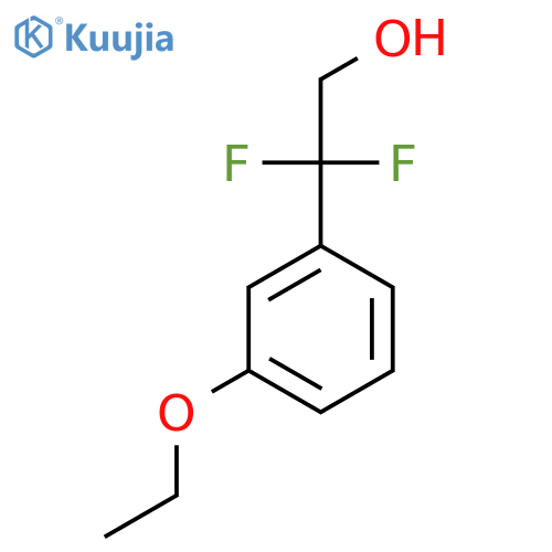 2-(3-ethoxyphenyl)-2,2-difluoroethan-1-ol structure
