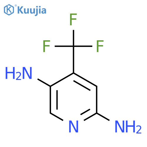 2,5-Diamino-4-(trifluoromethyl)pyridine structure