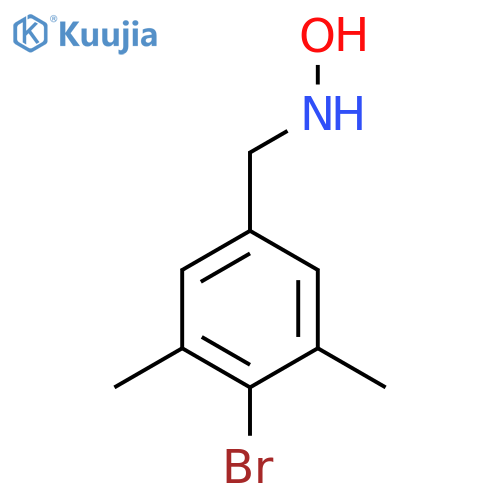 N-(4-bromo-3,5-dimethylphenyl)methylhydroxylamine structure