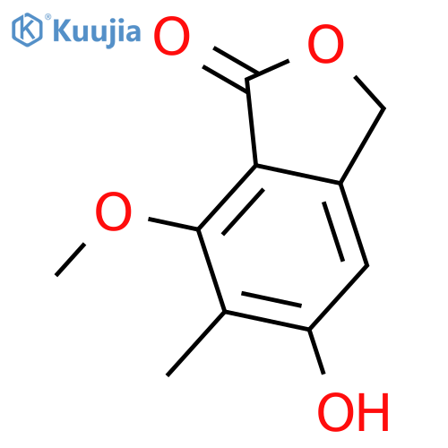 5-hydroxy-7-methoxy-6-methyl-3H-isobenzofuran-1-one structure