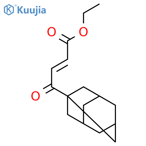 2-Butenoic acid, 4-oxo-4-tricyclo[3.3.1.13,7]dec-1-yl-, ethyl ester, (E)- structure