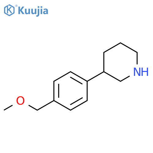 3-4-(methoxymethyl)phenylpiperidine structure