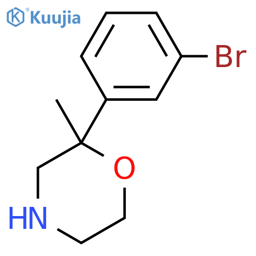 2-(3-Bromophenyl)-2-methylmorpholine structure
