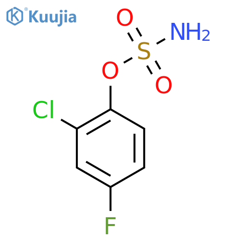 2-chloro-4-fluorophenyl sulfamate structure