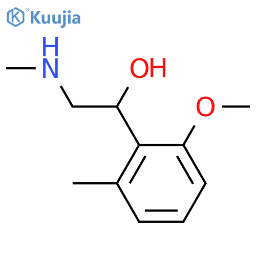 1-(2-methoxy-6-methylphenyl)-2-(methylamino)ethan-1-ol structure