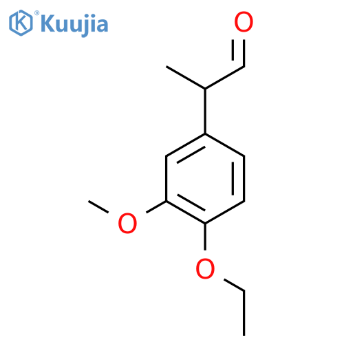 3-(4-ethoxy-3-methoxyphenyl)propanal structure