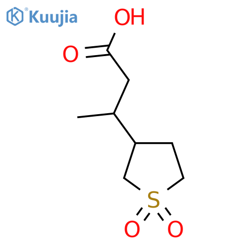 3-(1,1-dioxo-1lambda6-thiolan-3-yl)butanoic acid structure