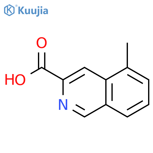 3-Isoquinolinecarboxylic acid, 5-methyl- structure