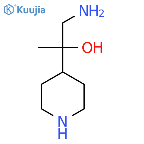 1-Amino-2-(piperidin-4-yl)propan-2-ol structure