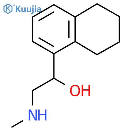 2-(methylamino)-1-(5,6,7,8-tetrahydronaphthalen-1-yl)ethan-1-ol structure
