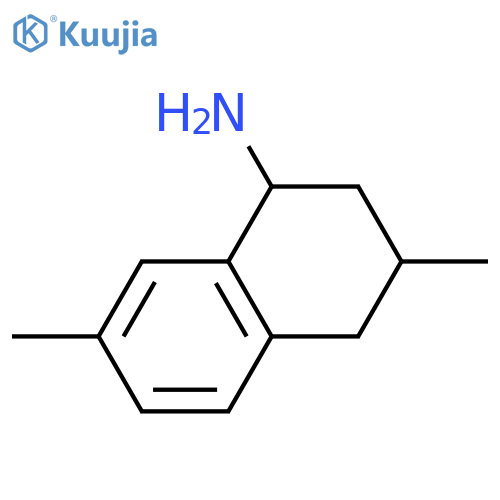3,7-Dimethyl-1,2,3,4-tetrahydronaphthalen-1-amine structure