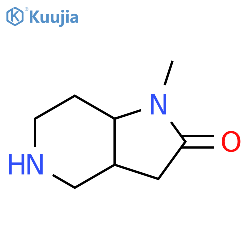 1-methyl-octahydro-1H-pyrrolo3,2-cpyridin-2-one structure