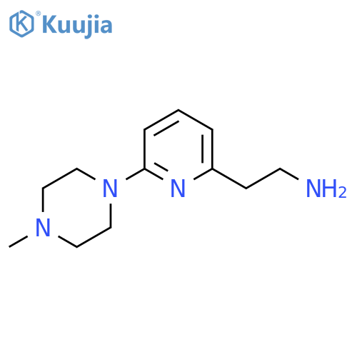 2-(6-(4-Methylpiperazin-1-yl)pyridin-2-yl)ethan-1-amine structure