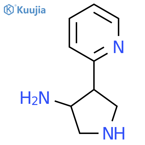 4-(Pyridin-2-yl)pyrrolidin-3-amine structure