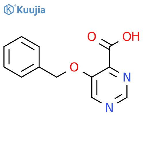 5-(Benzyloxy)pyrimidine-4-carboxylic acid structure