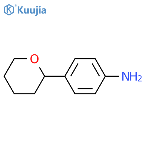4-(Oxan-2-yl)aniline structure