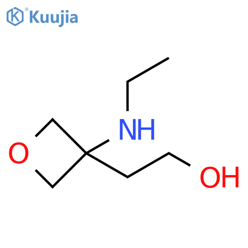 3-Oxetaneethanol, 3-(ethylamino)- structure