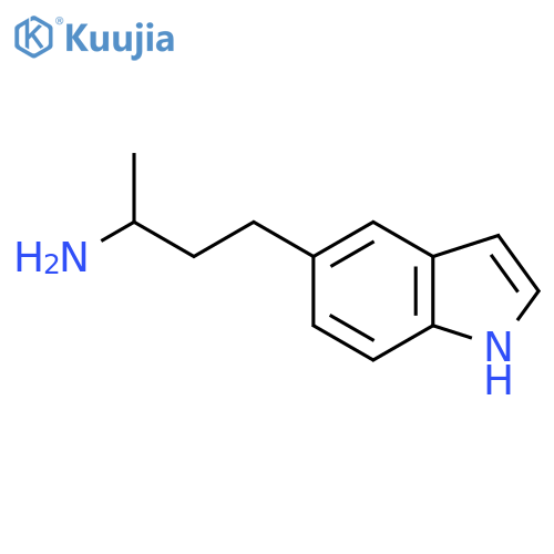 4-(1H-indol-5-yl)butan-2-amine structure