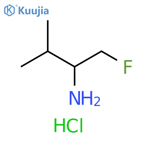 1-Fluoro-3-methyl-2-butylamineHydrochloride structure