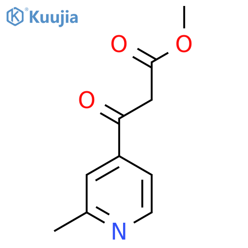 methyl 3-(2-methylpyridin-4-yl)-3-oxopropanoate structure