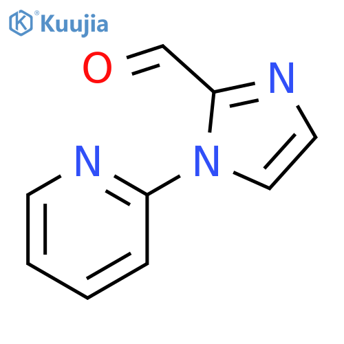 1-(pyridin-2-yl)-1H-imidazole-2-carbaldehyde structure