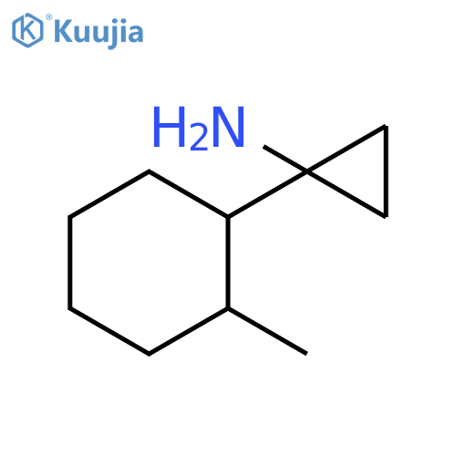 1-(2-methylcyclohexyl)cyclopropan-1-amine structure