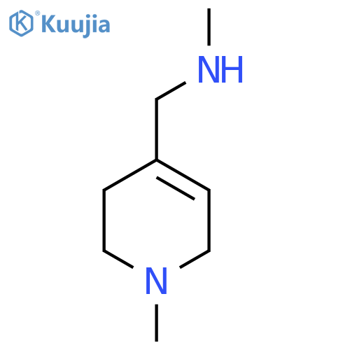 Methyl[(1-methyl-1,2,3,6-tetrahydropyridin-4-yl)methyl]amine structure