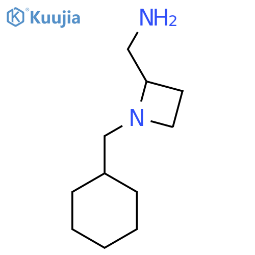 1-(cyclohexylmethyl)azetidin-2-ylmethanamine structure