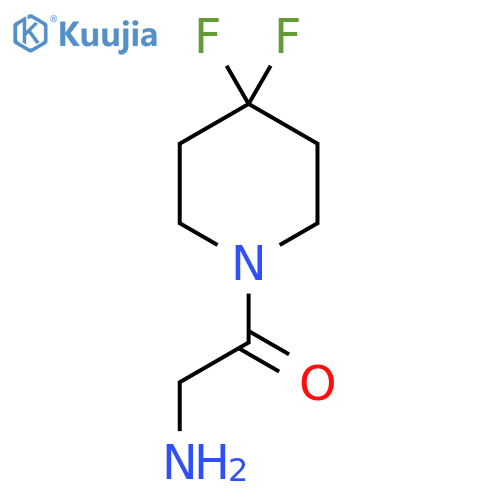 2-Amino-1-(4,4-difluoropiperidin-1-yl)ethan-1-one structure
