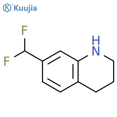 7-(difluoromethyl)-1,2,3,4-tetrahydroquinoline structure