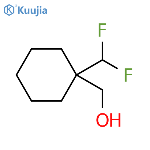 1-(difluoromethyl)cyclohexylmethanol structure