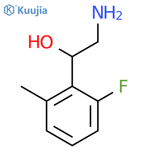 2-Amino-1-(2-fluoro-6-methylphenyl)ethan-1-ol structure