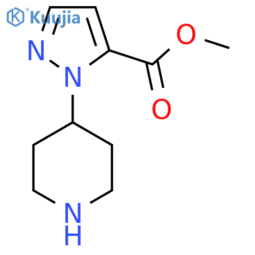 methyl 1-(piperidin-4-yl)-1H-pyrazole-5-carboxylate structure