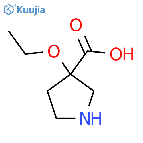3-Ethoxypyrrolidine-3-carboxylic acid structure