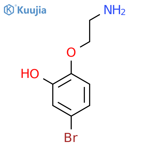 2-(2-Aminoethoxy)-5-bromophenol structure