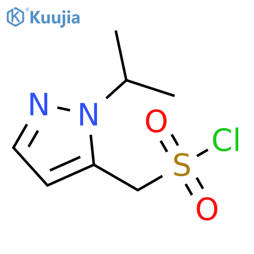1H-Pyrazole-5-methanesulfonyl chloride, 1-(1-methylethyl)- structure